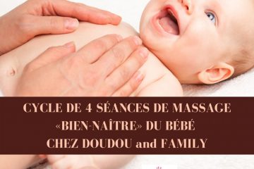Cycle de 4 séances de massage « Bien-naître » du bébé
