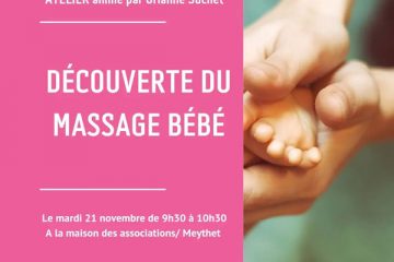 Découverte du massage bébé chez Nais'sens et Parents le 21/11/2023